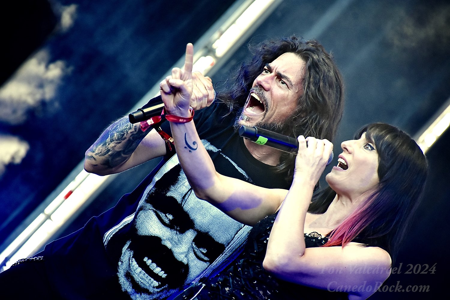 Leo Jiménez y Patricia Tapia.